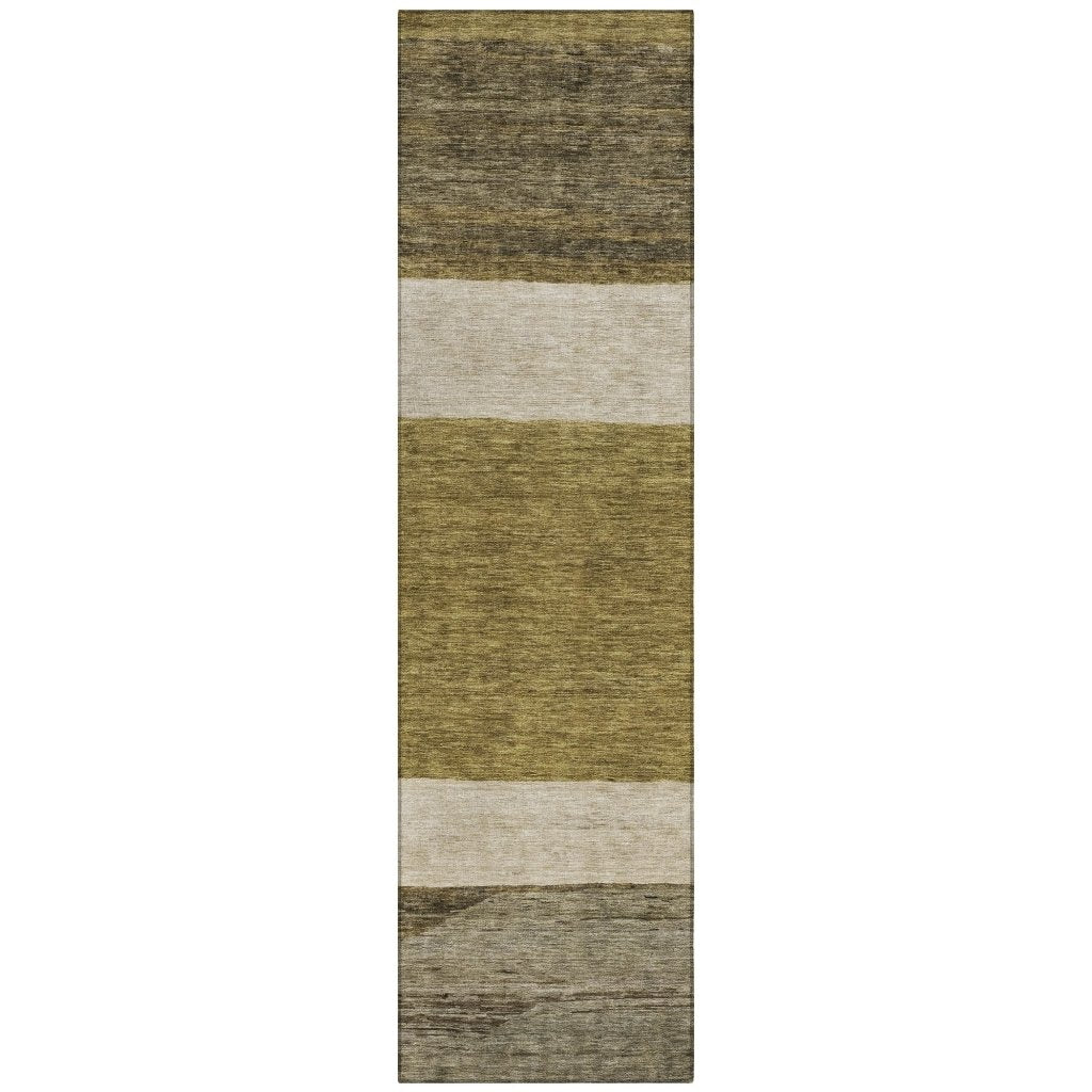 LOOMLAN Rugs Chantissa Coffee Washable Indoor-Outdoor Rug