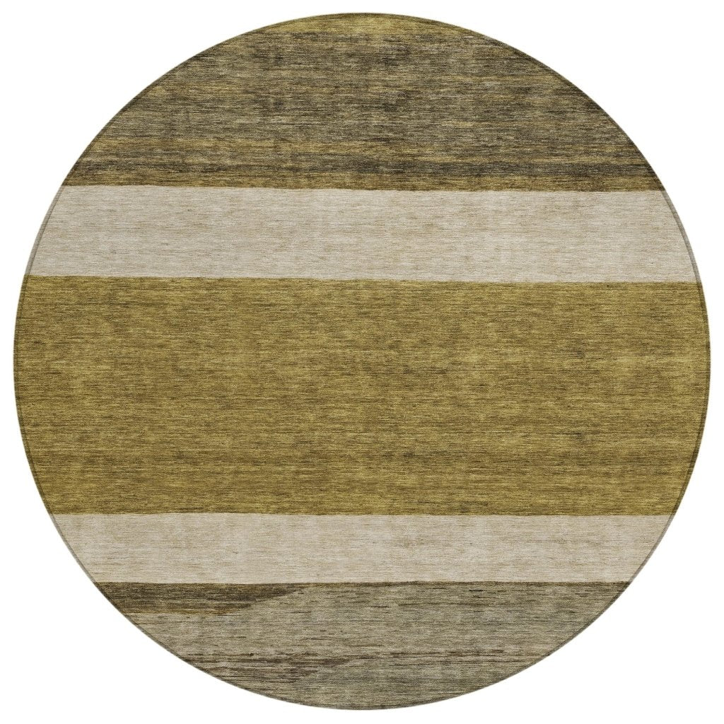 LOOMLAN Rugs Chantissa Coffee Washable Indoor-Outdoor Rug