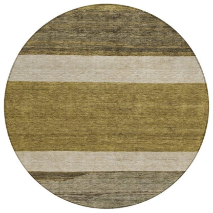 LOOMLAN Rugs Chantissa Coffee Washable Indoor-Outdoor Rug