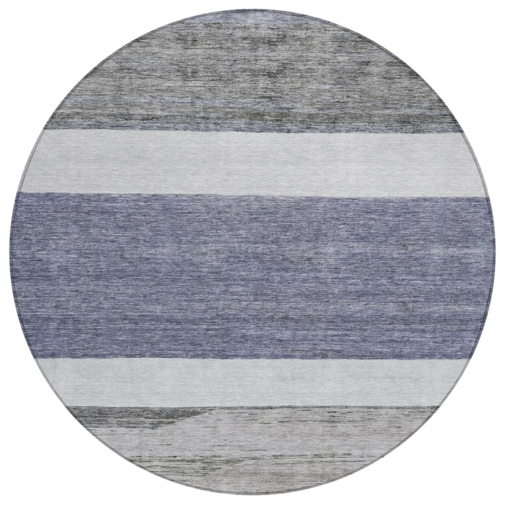 LOOMLAN Rugs Chantissa Denim Washable Indoor-Outdoor Rug