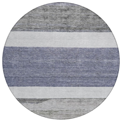 LOOMLAN Rugs Chantissa Denim Washable Indoor-Outdoor Rug