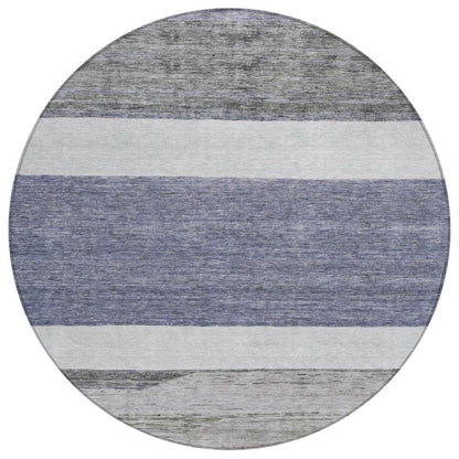 LOOMLAN Rugs Chantissa Denim Washable Indoor-Outdoor Rug