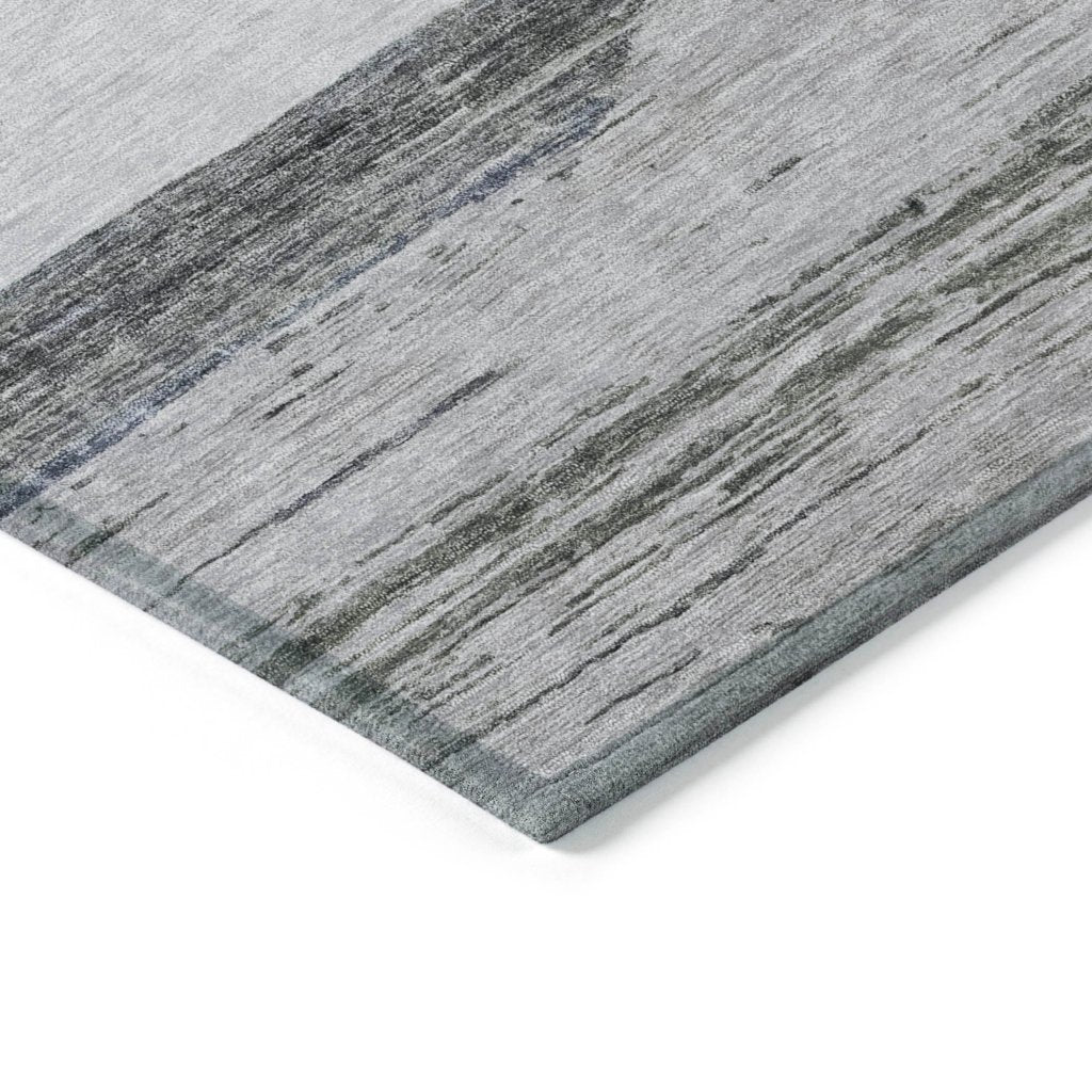 LOOMLAN Rugs Chantissa Denim Washable Indoor-Outdoor Rug