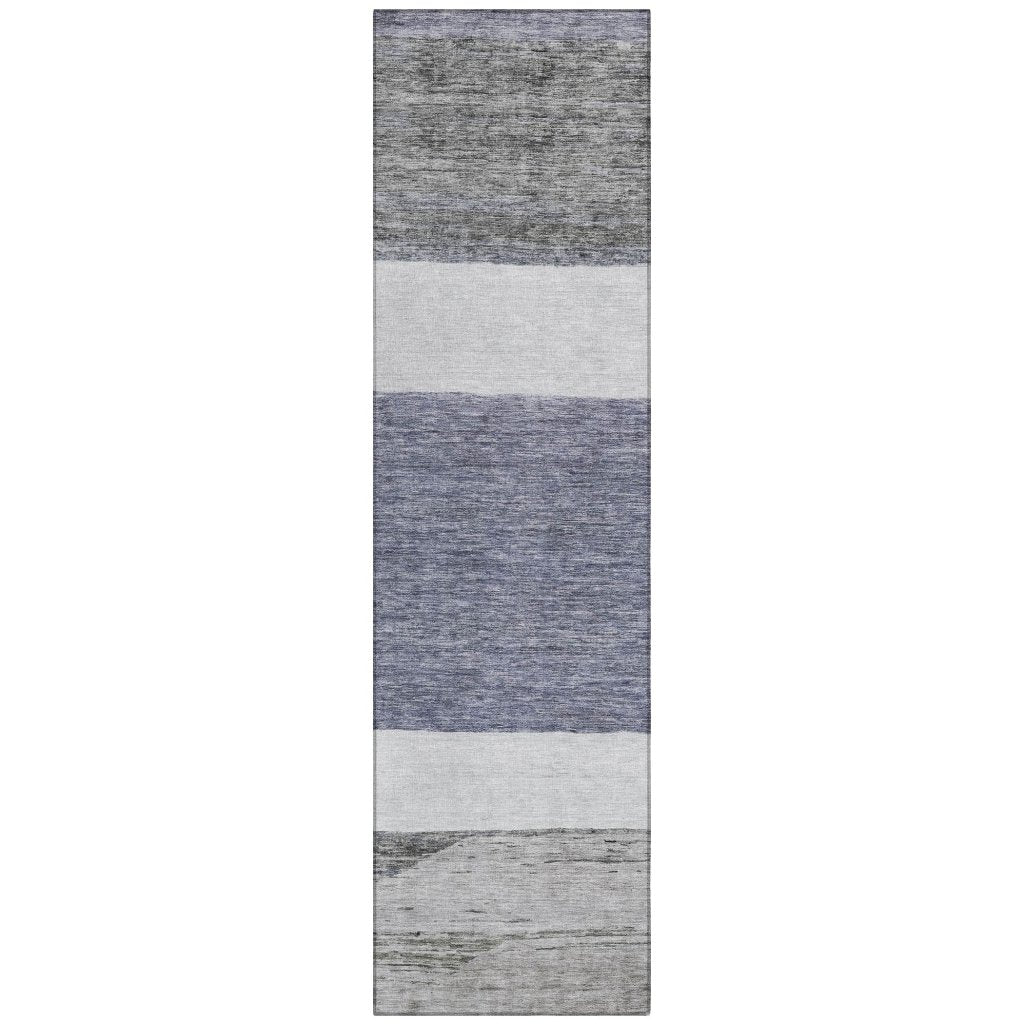 LOOMLAN Rugs Chantissa Denim Washable Indoor-Outdoor Rug