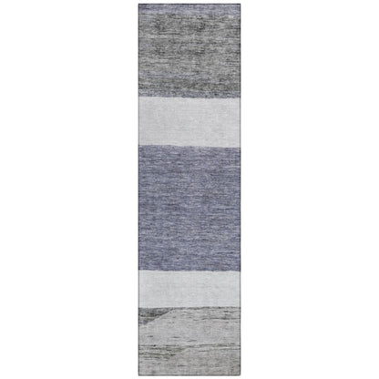 LOOMLAN Rugs Chantissa Denim Washable Indoor-Outdoor Rug