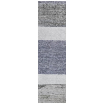 LOOMLAN Rugs Chantissa Denim Washable Indoor-Outdoor Rug