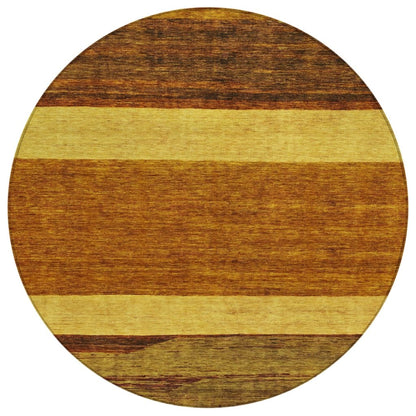 LOOMLAN Rugs Chantissa Orange Washable Indoor-Outdoor Rug