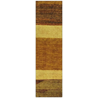 LOOMLAN Rugs Chantissa Orange Washable Indoor-Outdoor Rug