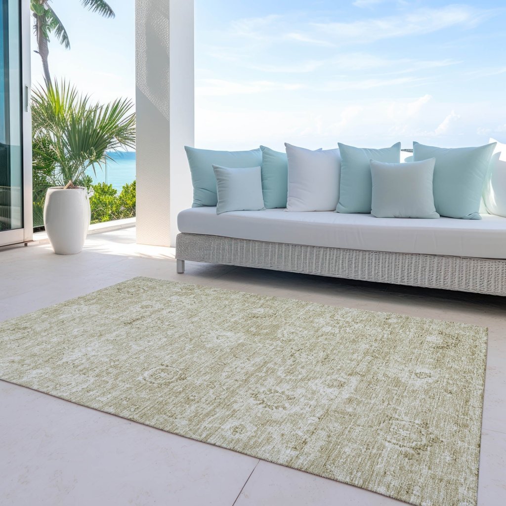 LOOMLAN Rugs Chroma Brown Washable Indoor-Outdoor Rug