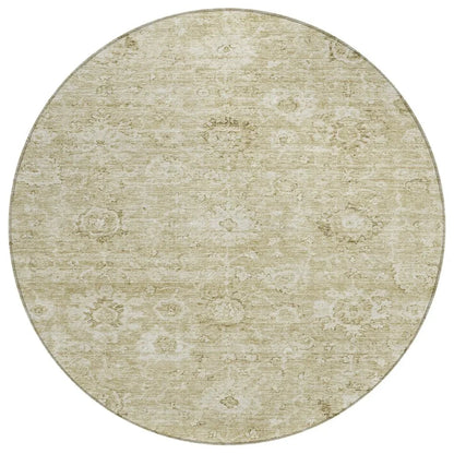 LOOMLAN Rugs Chroma Brown Washable Indoor-Outdoor Rug