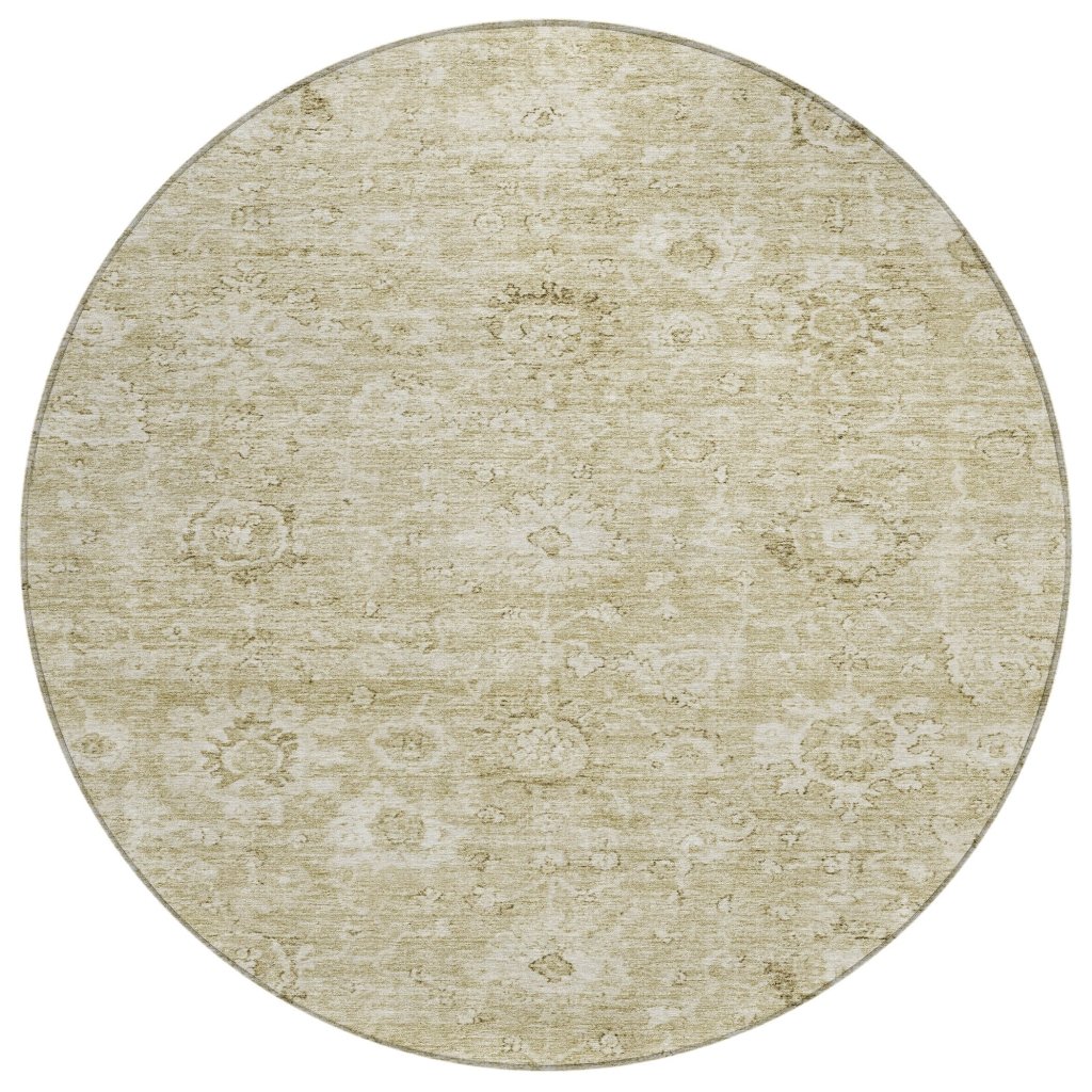 LOOMLAN Rugs Chroma Brown Washable Indoor-Outdoor Rug