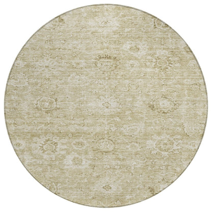 LOOMLAN Rugs Chroma Brown Washable Indoor-Outdoor Rug