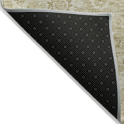 LOOMLAN Rugs Chroma Brown Washable Indoor-Outdoor Rug