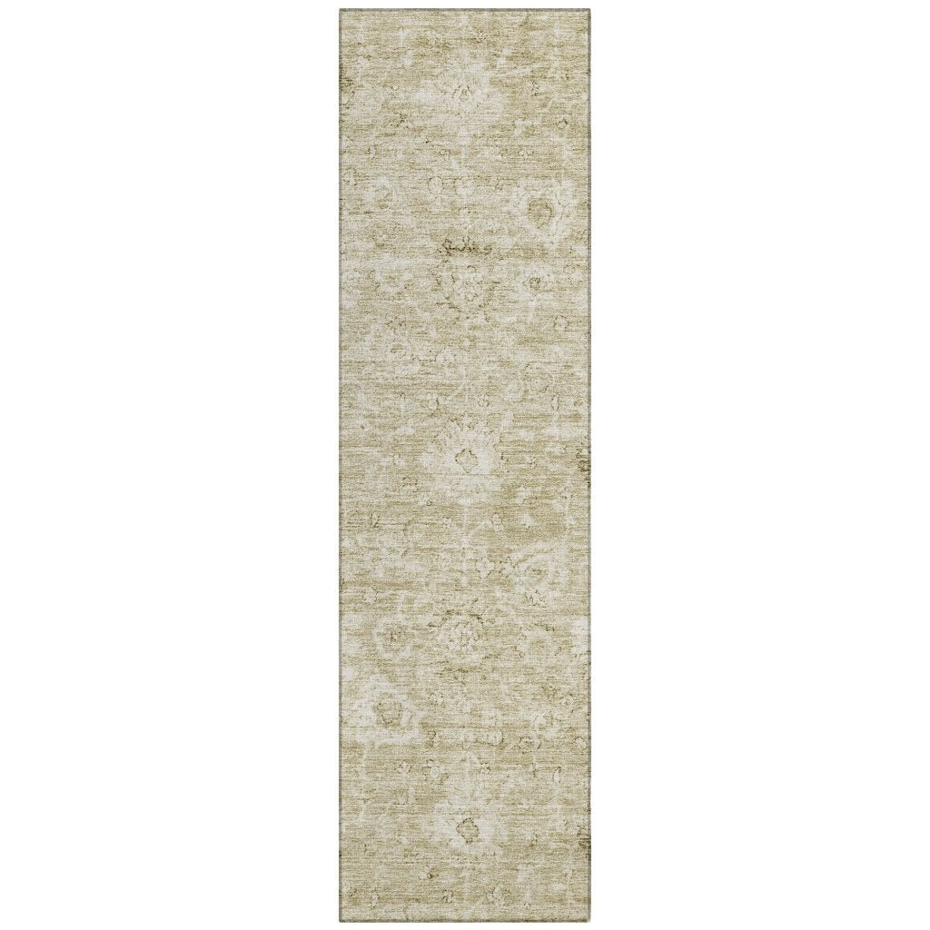 LOOMLAN Rugs Chroma Brown Washable Indoor-Outdoor Rug