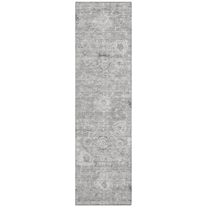 LOOMLAN Rugs Chroma Gray Washable Indoor-Outdoor Rug