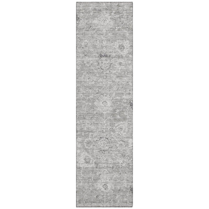 LOOMLAN Rugs Chroma Gray Washable Indoor-Outdoor Rug