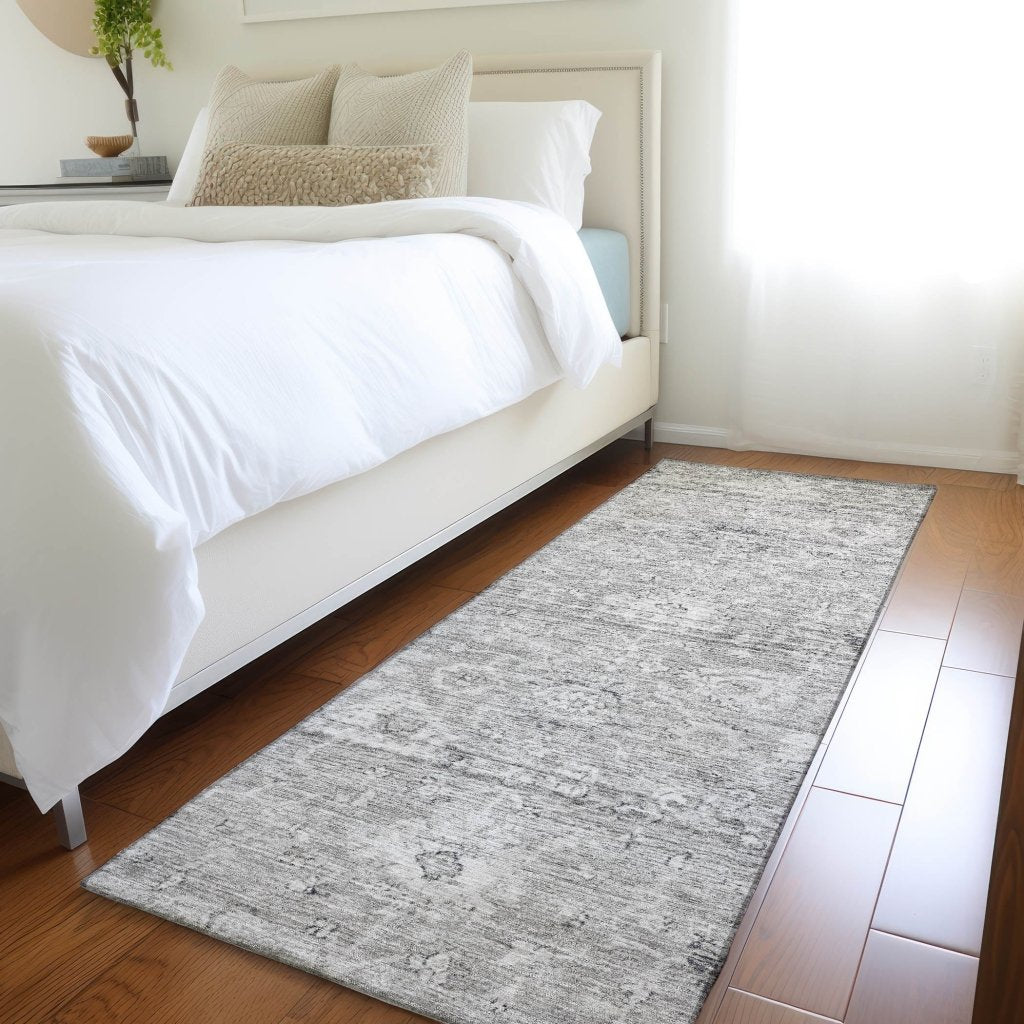 LOOMLAN Rugs Chroma Gray Washable Indoor-Outdoor Rug