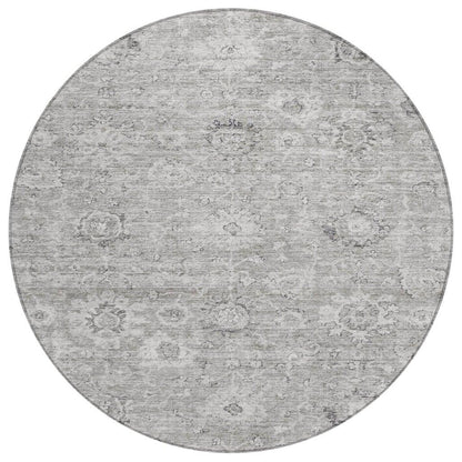 LOOMLAN Rugs Chroma Gray Washable Indoor-Outdoor Rug