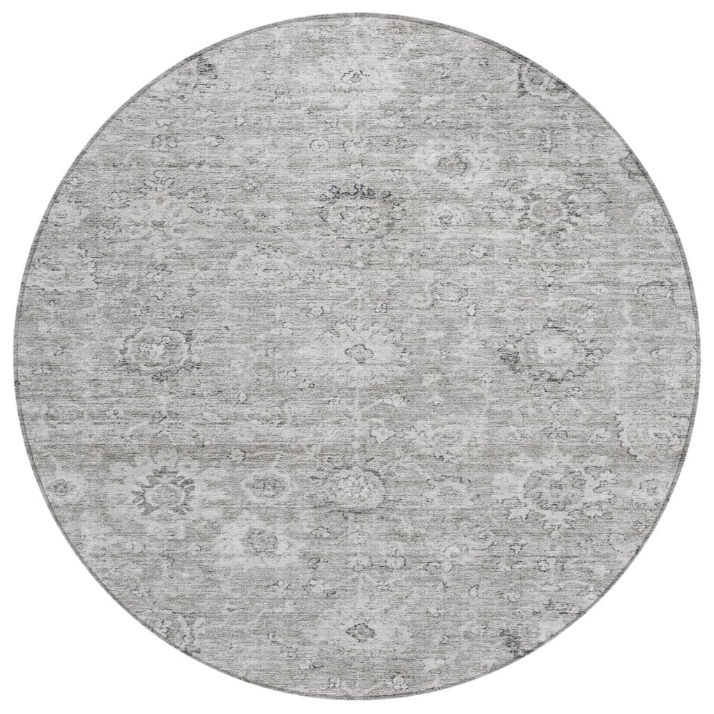 LOOMLAN Rugs Chroma Gray Washable Indoor-Outdoor Rug