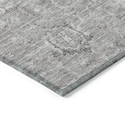 LOOMLAN Rugs Chroma Gray Washable Indoor-Outdoor Rug