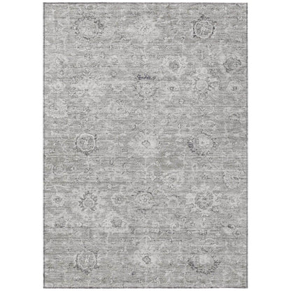 LOOMLAN Rugs Chroma Gray Washable Indoor-Outdoor Rug