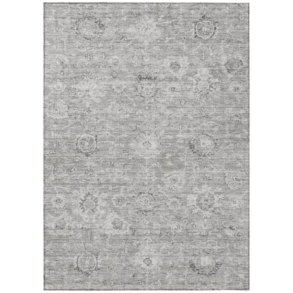 LOOMLAN Rugs Chroma Gray Washable Indoor-Outdoor Rug