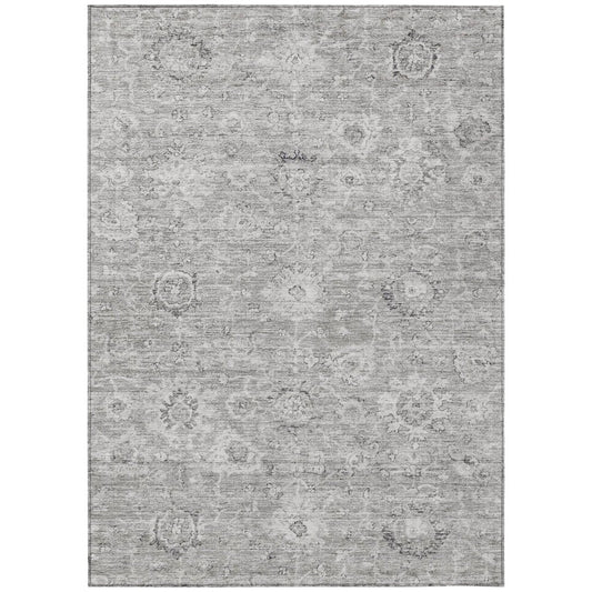 LOOMLAN Rugs Chroma Gray Washable Indoor-Outdoor Rug