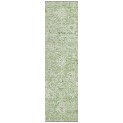 LOOMLAN Rugs Chroma Green Washable Indoor-Outdoor Rug