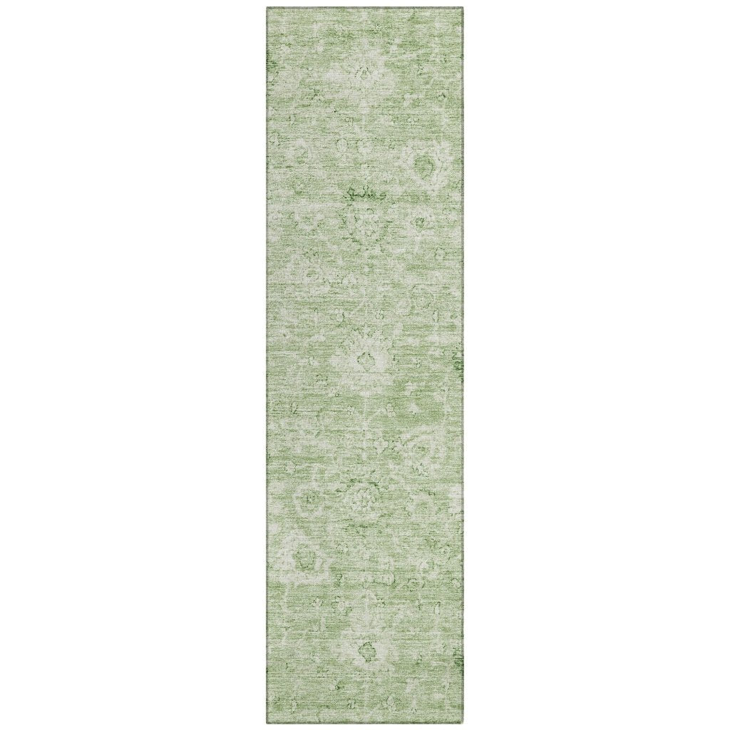 LOOMLAN Rugs Chroma Green Washable Indoor-Outdoor Rug