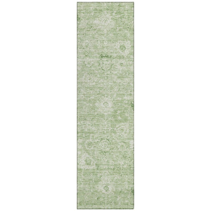 LOOMLAN Rugs Chroma Green Washable Indoor-Outdoor Rug