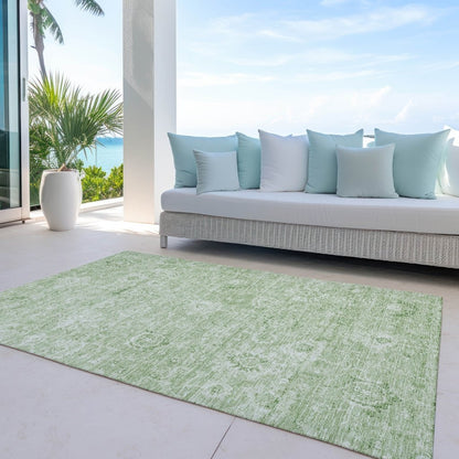 LOOMLAN Rugs Chroma Green Washable Indoor-Outdoor Rug