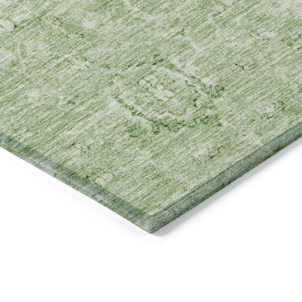 LOOMLAN Rugs Chroma Green Washable Indoor-Outdoor Rug