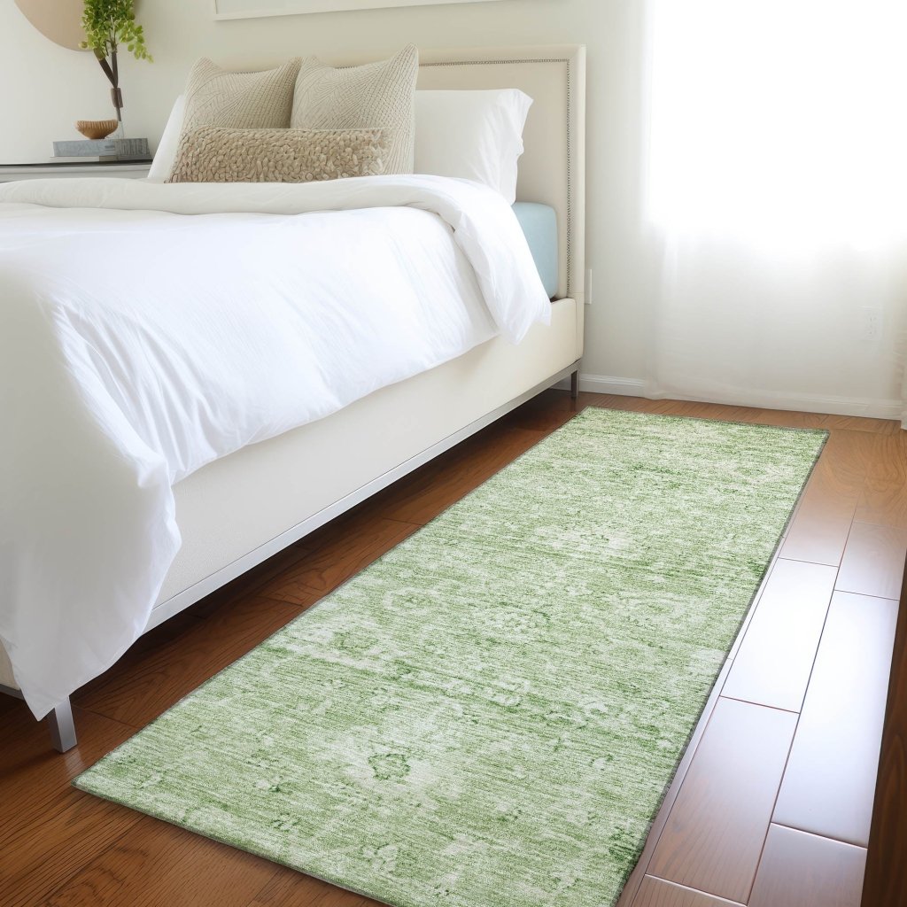 LOOMLAN Rugs Chroma Green Washable Indoor-Outdoor Rug