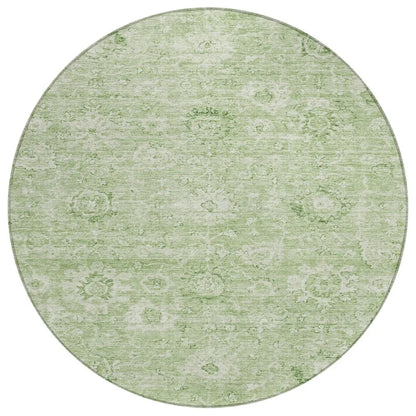 LOOMLAN Rugs Chroma Green Washable Indoor-Outdoor Rug