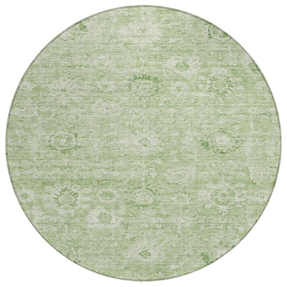 LOOMLAN Rugs Chroma Green Washable Indoor-Outdoor Rug