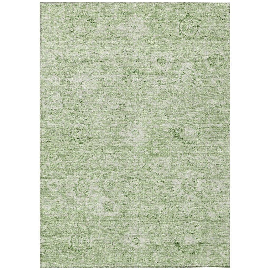 LOOMLAN Rugs Chroma Green Washable Indoor-Outdoor Rug