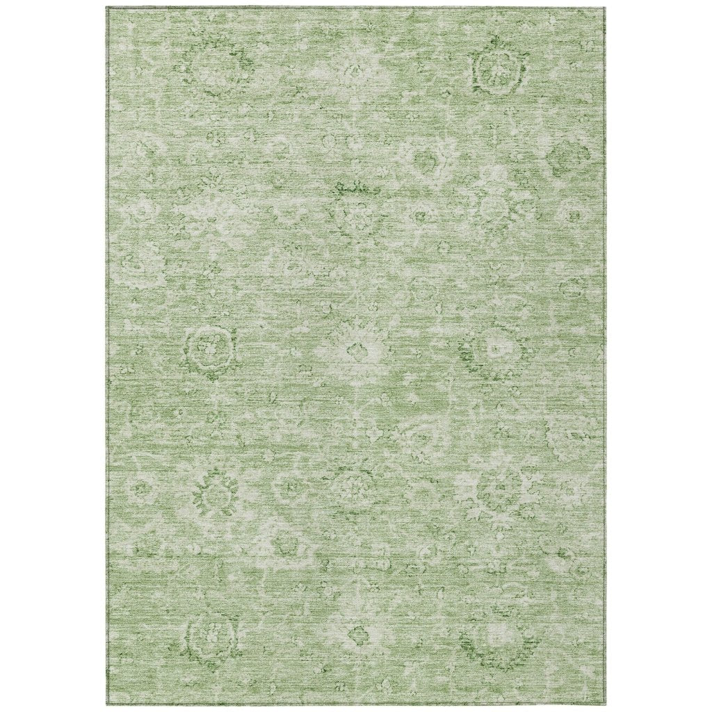 LOOMLAN Rugs Chroma Green Washable Indoor-Outdoor Rug