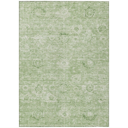 LOOMLAN Rugs Chroma Green Washable Indoor-Outdoor Rug