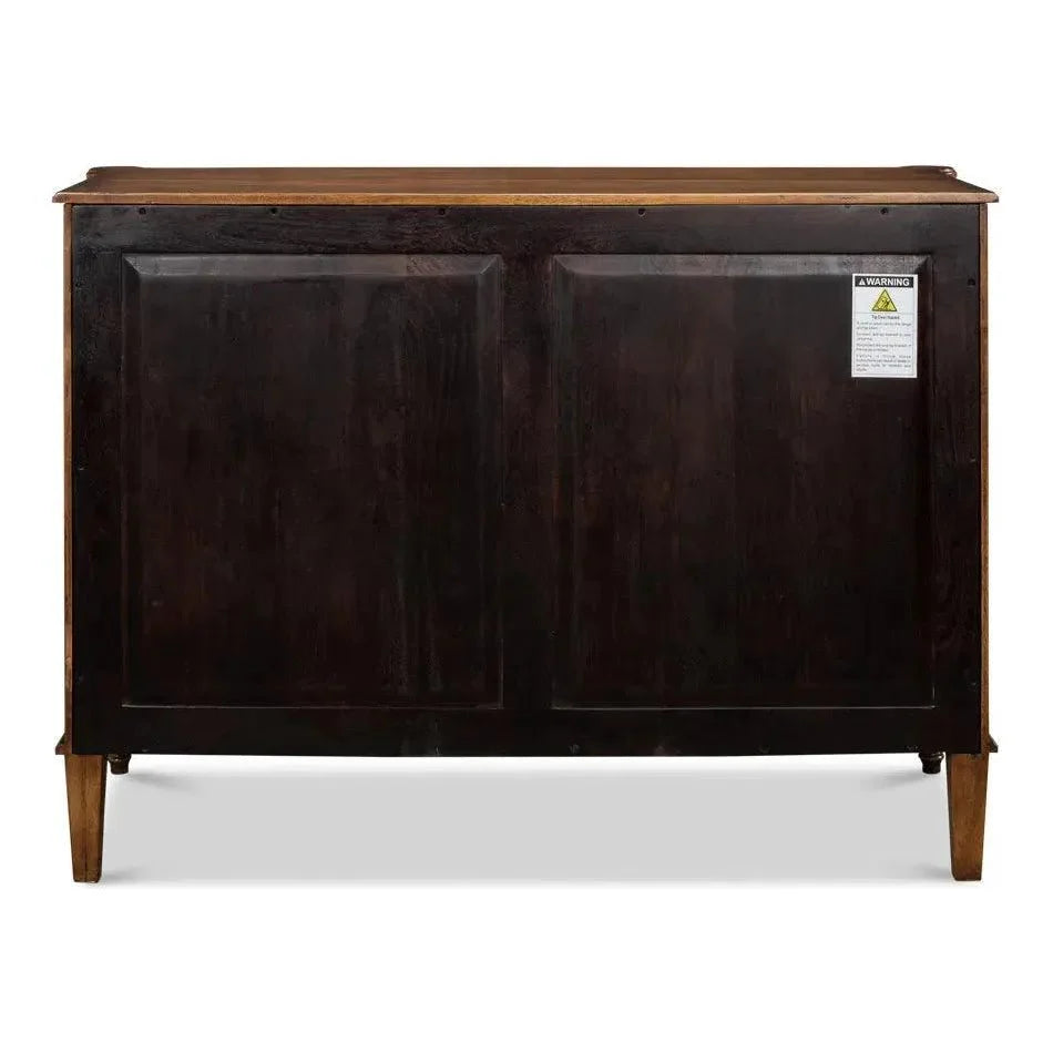 Sarreid Ciborium Chest Of 3 Drawers Fruitwood