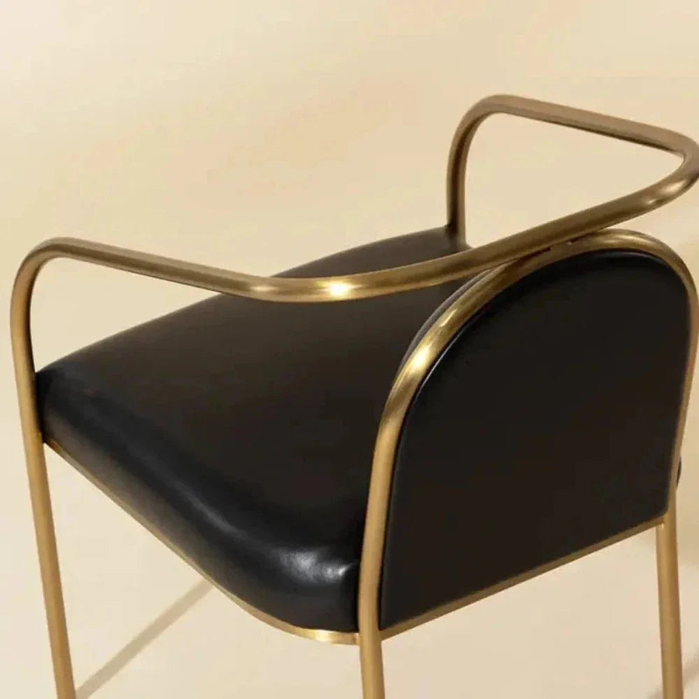 Cicero Leather Outdoor Dining Armchair - LOOMLAN - SUNPAN - Outdoor Dining Chairs