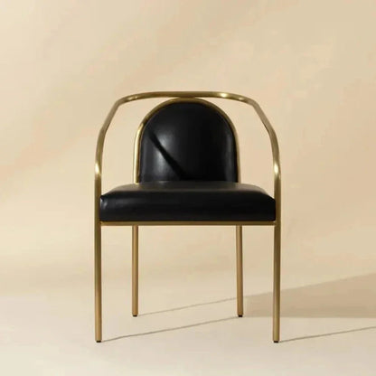 Cicero Leather Outdoor Dining Armchair - LOOMLAN - SUNPAN - Outdoor Dining Chairs