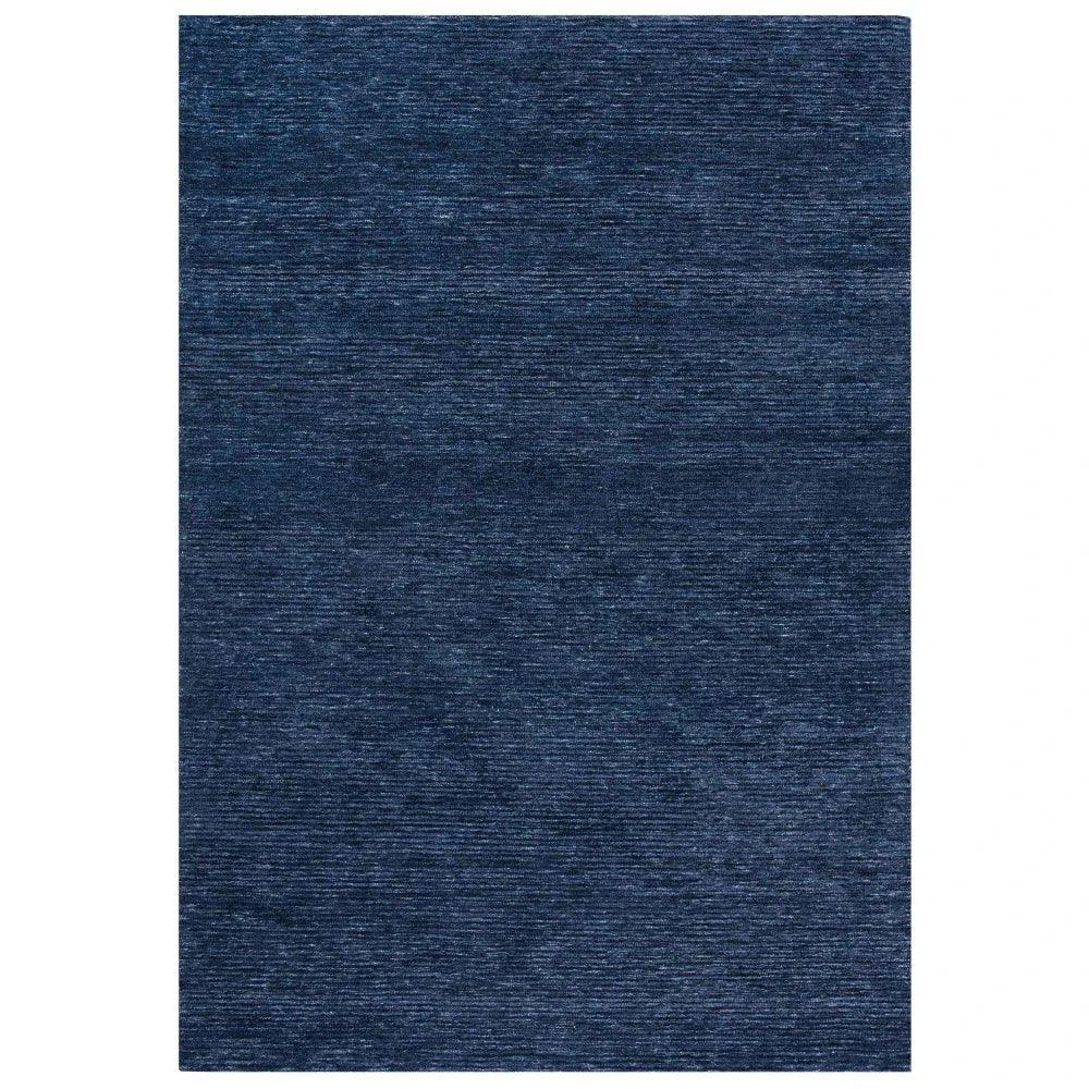 LOOMLAN Cina 5x7 Indoor Outdoor Blue Patio Rug