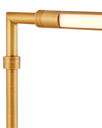 Autrand Metal amd Acrylic Gold Desk Lamp