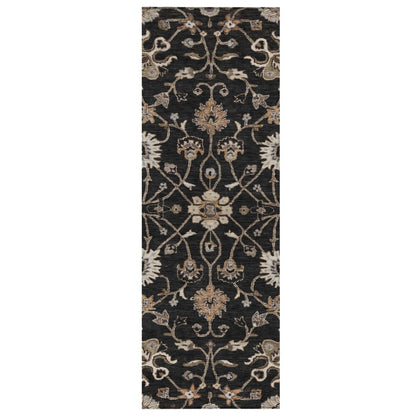 LOOMLAN Rugs Clara Black Washable Indoor-Outdoor Rug
