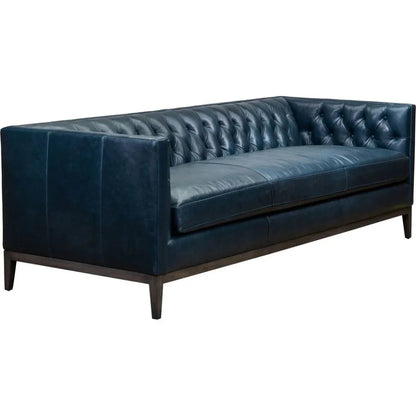 Clara Elegant Style Leather Sofa