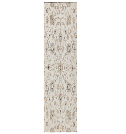 LOOMLAN Rugs Clara Ivory Washable Indoor-Outdoor Rug