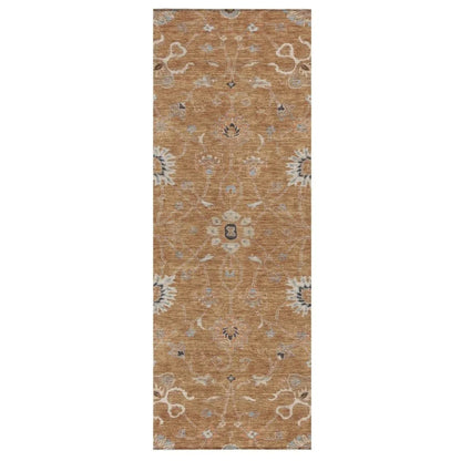 LOOMLAN Rugs Clara Orange Washable Indoor-Outdoor Rug