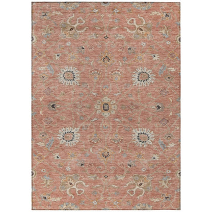 LOOMLAN Rugs Clara Pink Washable Indoor-Outdoor Rug