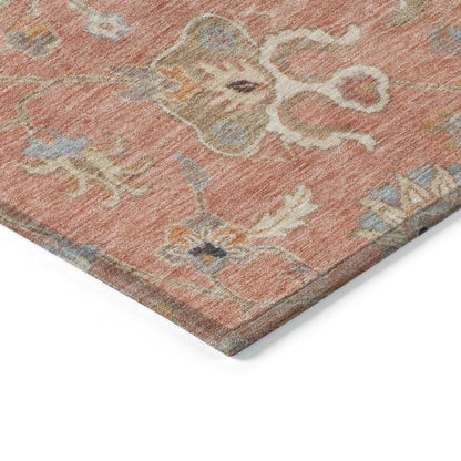 LOOMLAN Rugs Clara Pink Washable Indoor-Outdoor Rug