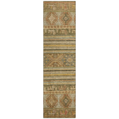 LOOMLAN Rugs Claritha Beige Washable Indoor-Outdoor Rug